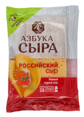Сыр Азбука сыра Российский полутвердый 50%, 200г