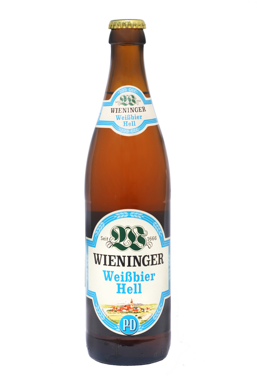 Пиво Wieninger Weisbier Hell светлое нефильтрованное непастеризованное, 0.5л купить, самовывоз из магазина, цены в интернет-магазине
