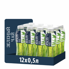 Холодный чай Rich tea зеленый, 500мл x 12 шт