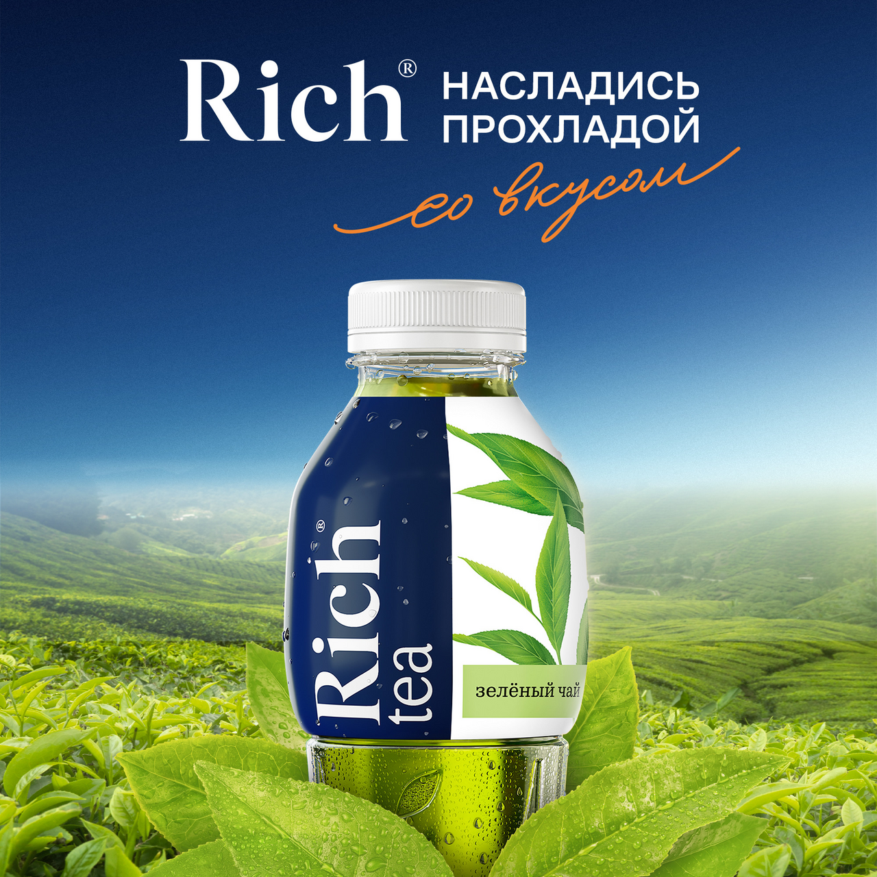 <b>Холодный</b> <b>чай</b> Rich <b>tea</b> зеленый, <b>1</b><b>л</b> купить с доставкой на дом, цены в интерне...