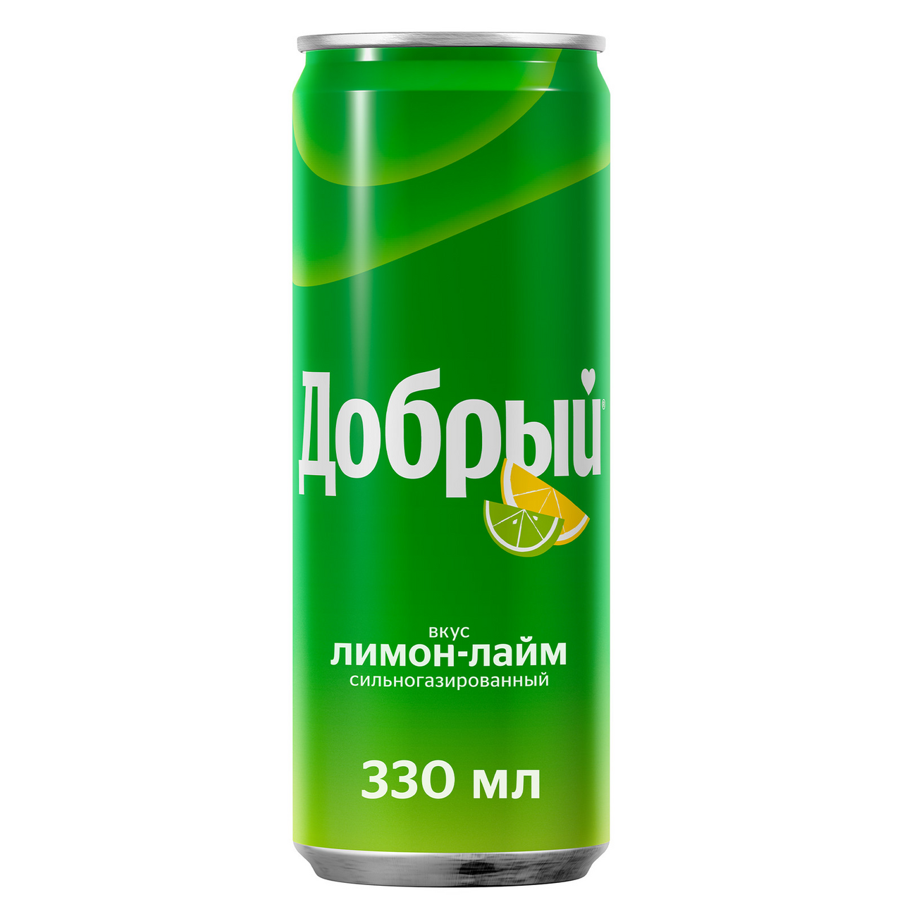 Изображение товара Напиток Добрый Лимон-лайм газированный, 330мл