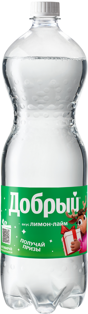 Напиток Добрый Лимон-лайм газированный, 1.5л