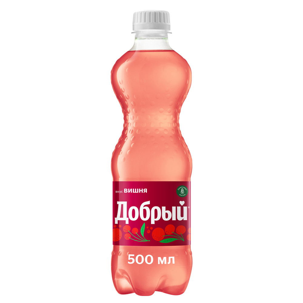 Напиток Добрый Вишня газированный, 500мл купить с доставкой на дом, цены в  интернет-магазине