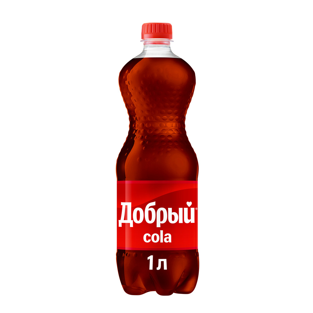 Напиток Добрый Cola газированный, 1л купить с доставкой на дом, цены в  интернет-магазине