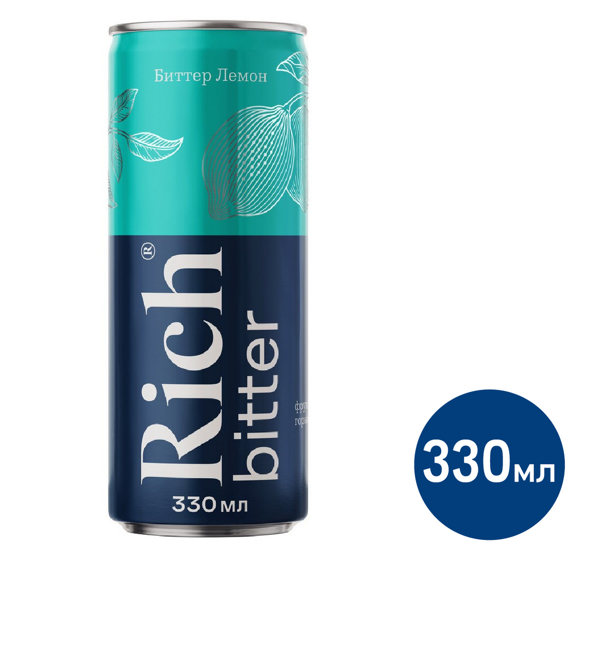 Напиток Rich bitter Лемон газированный, 330мл купить с доставкой на дом,  цены в интернет-магазине