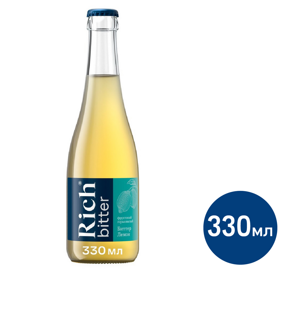 Напиток Rich bitter Лемон газированный, 330мл купить с доставкой на дом,  цены в интернет-магазине