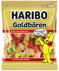 Мармелад жевательный Haribo Goldbaren Золотые мишки, 175г