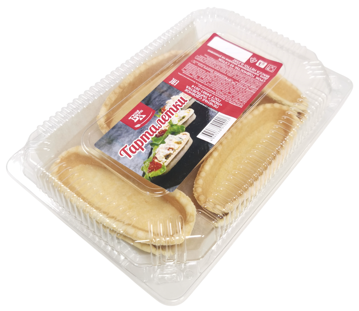 Тарталетки Вкусный хлеб люкс сдобные, 250г