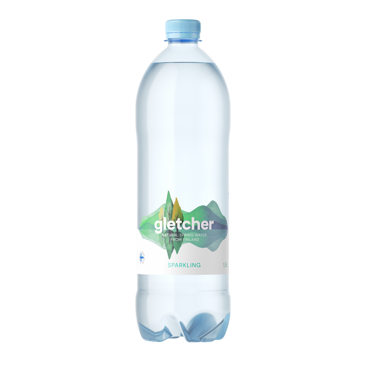 Вода Gletcher природная газированная, 1.5л x 6 шт