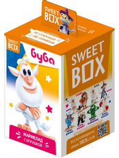 Мармелад жевательный Sweet Box с игрушкой буба, 10г