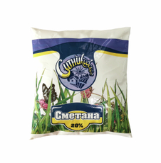 Сметана Ситниковское 20%, 500г