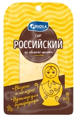 Сыр Viola российский нарезка 50%, 120г