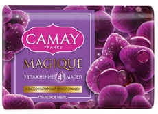 Мыло туалетное Camay Magique с ароматом черной орхидеи, 85г
