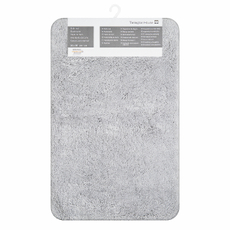 Tarrington House Коврик для ванной серебристый однотонный, 50 x 80см