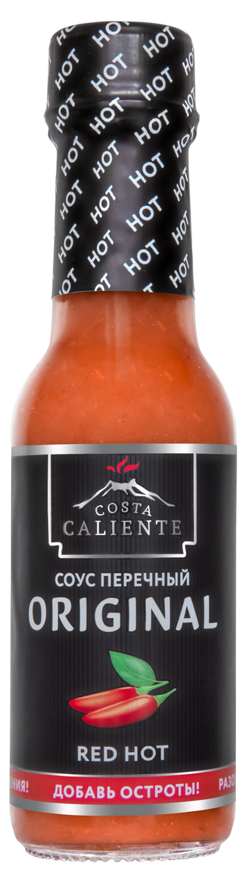 Соус перечный Costa Caliente Оригинальный красный острый, 90мл