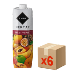 RIOBA Нектар мультифруктовый, 1л x 6 шт