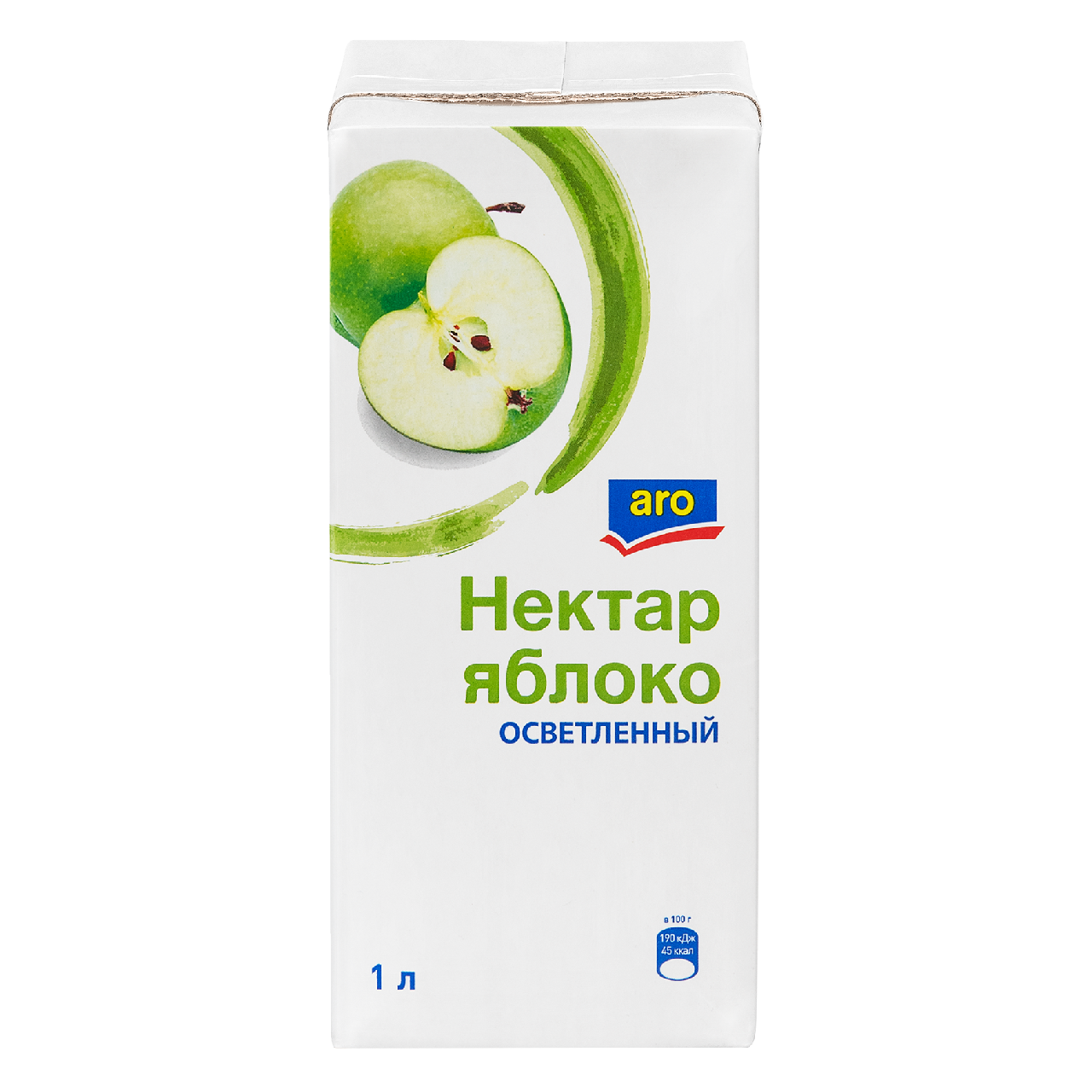 Изображение товара aro Нектар яблоко осветленный, 1л