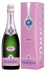 Шампанское Pommery Rose Brut Champagne розовое брют в подарочной упаковке, 0.75л