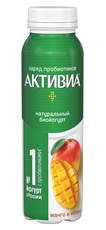 Йогурт Активиа питьевой манго-яблоко 1.5%, 260г