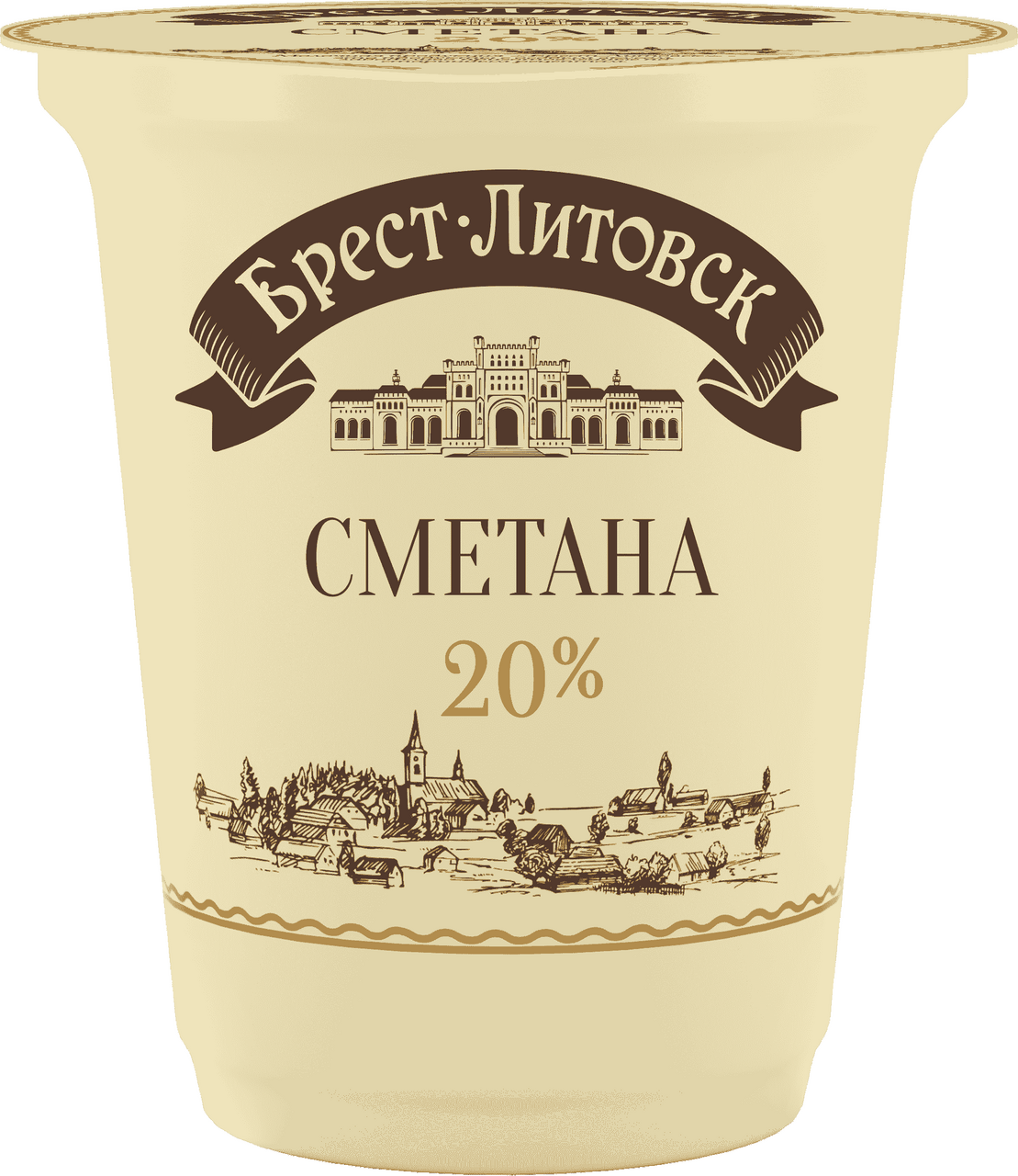 Сметана Брест-Литовск 20%, 300г