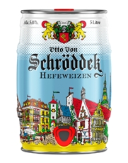 Пиво Otto Von Schrodder Hefeweizen, 5л