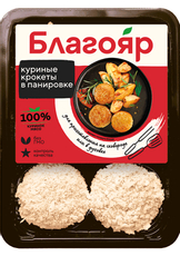 Крокеты куриные Наша птичка в панировке охлажденные, 480г