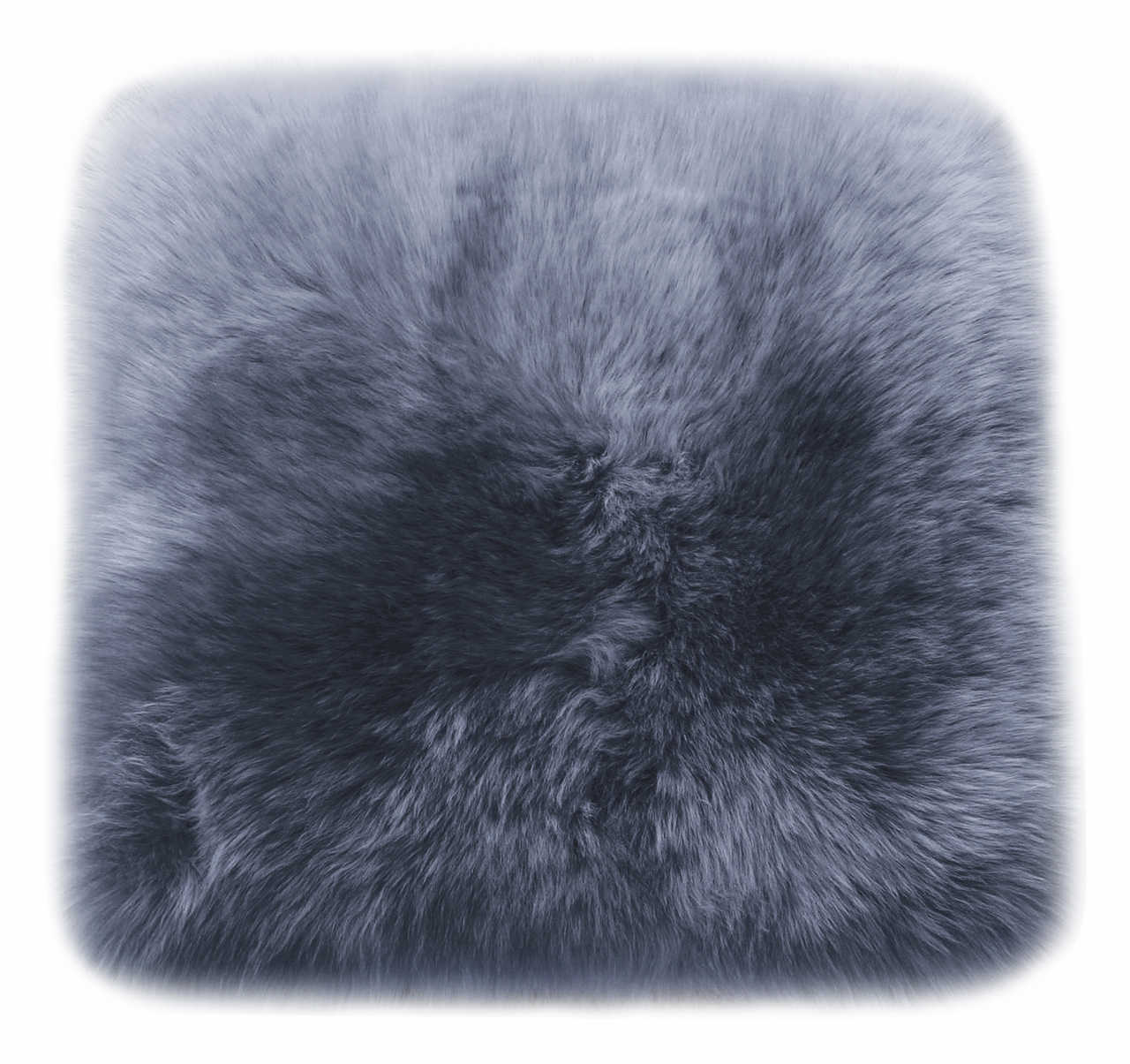 Tarrington House Подушка для мебели серая из меха овцы, 35 x 35см