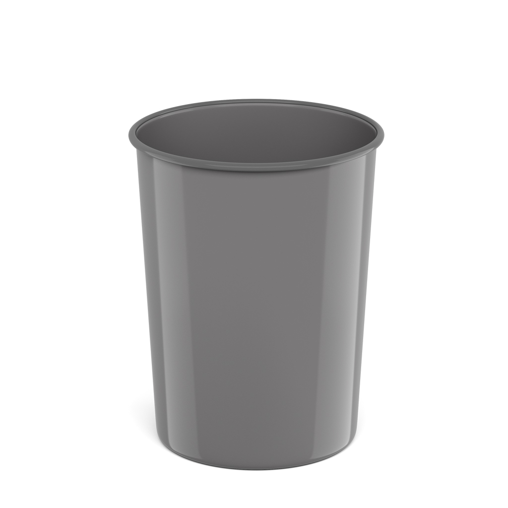 Корзина серая Erich Krause для бумаг, 13.5л