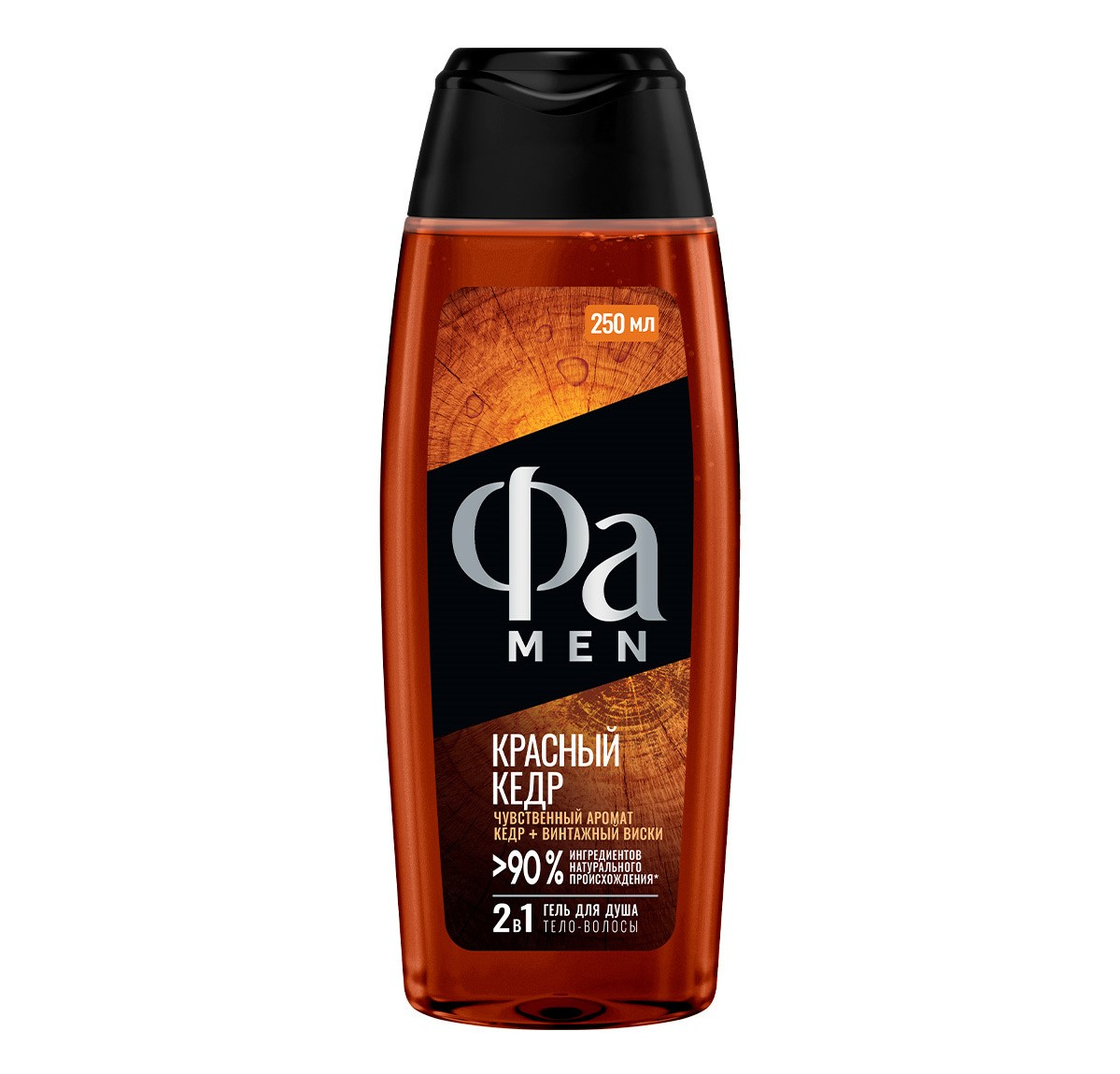 Изображение товара Гель для душа-шампунь Фа Men Red Cedarwood, 250мл
