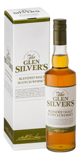 Виски Glen Silvers blended malt в подарочной упаковке, 0.7л