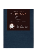 Пододеяльник Verossa темно-синий сатин, 148 x 215см