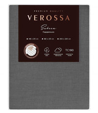 Пододеяльник Verossa графит сатин, 200 x 220см