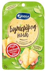 Сыр Viola бутербродный нарезка 45%, 200г