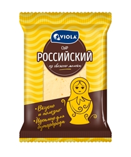 Сыр Viola Российский полутвердый 50%, 350г