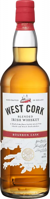 Изображение товара Виски West Cork Bourbon Blended Irish, 0.7л