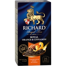 Чай Richard черный апельсин-корица (2г x 25шт), 50г