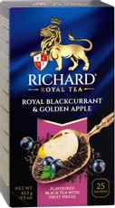 Чай Richard Royal Blackcurrant & Golden Apple (1.7г x 25шт), 43г