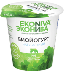 Биойогурт Эконива натуральный 3.2%, 125г