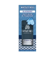 Настойка Whitley Neill ежевика+варежки в подарочной упаковке полусладкая, 0.7л