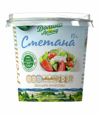 Сметана Долина легенд 15%, 280г