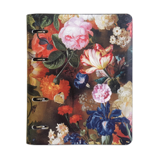 Тетрадь Infolio Цветы кольцевой механизм А5 120 листов