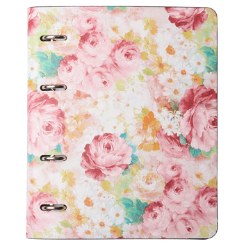 Тетрадь Infolio Пионы кольцевой механизм А5 120 листов