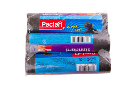 Paclan Пакеты для мусора Paclan 60 х 72см, 60л х 20шт купить с доставкой на ...