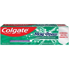 Зубная паста Colgate Макс Фреш Нежная мята с освежающими кристаллами для свежего дыхания и защиты от кариеса, 100мл