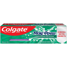 Зубная паста Colgate Макс Фреш Нежная мята с освежающими кристаллами для свежего дыхания и защиты от кариеса, 100мл