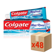Зубная паста Colgate Макс Фреш Взрывная мята, 100мл x 48 шт