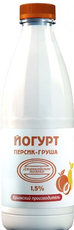 Йогурт Джанкойское молоко персик-груша 1.5%, 900г