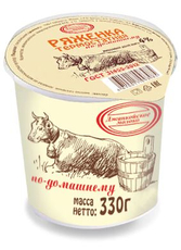 Ряженка Джанкойское молоко термостатная 4%, 330г