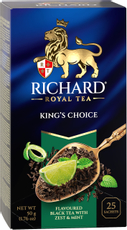 Чай Richard Tea №1 черный мята-цитрус (2г х 25шт), 50г
