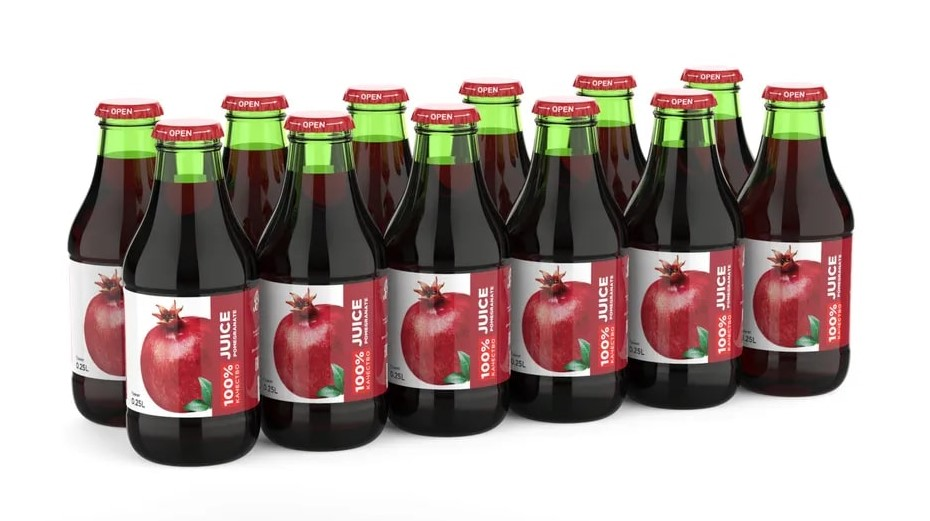 Сок Баринофф гранатовый, 250мл x 12 шт